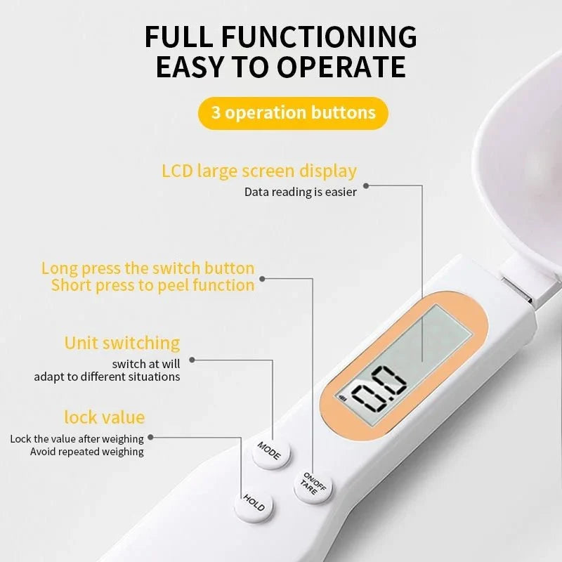 Digital Spoon Scale – Precise Measuring for Kitchen & Baking